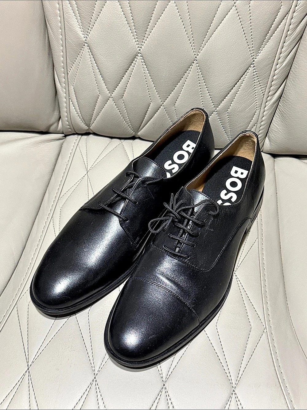 BOSS Men's Black Oxfords US 12 New ⚠️Mismatch ⚠️